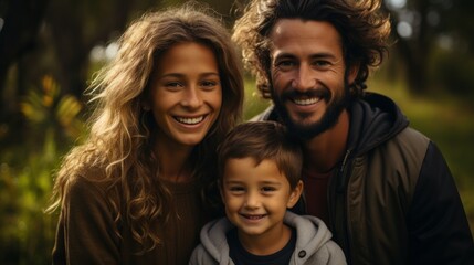 Fototapeta premium portrait of a happy family