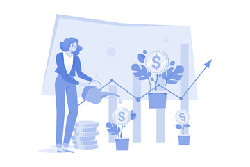 Girl With An Investment Loan