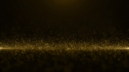 Particles bokeh abstract gold event awards trailer titles cinematic concert openers luxury celebration background