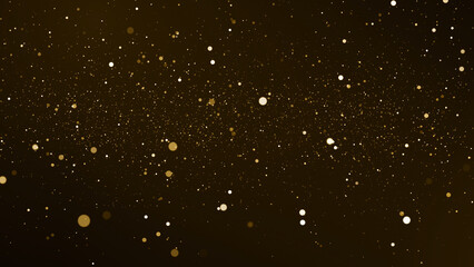Particles bokeh abstract gold event awards trailer titles cinematic concert openers luxury celebration background
