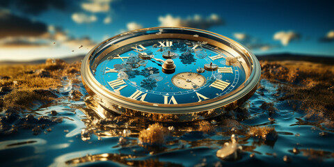 Time is Running Out Clock Deadline Ending Soon 3D rendering