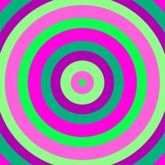 Circles background with pink and green color palette