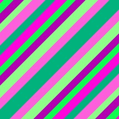 Obraz premium Diagonally striped background with pink and green color palette