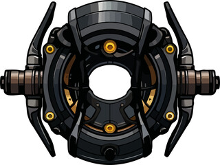 Cute Archery Bow Sight in cartoon style