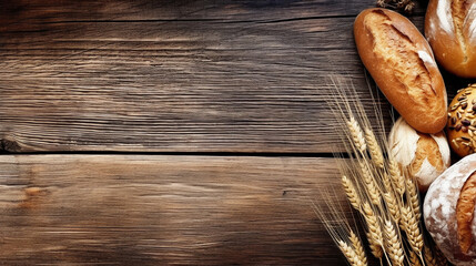Fototapeta na wymiar loaf of bread HD 8K wallpaper Stock Photographic Image 