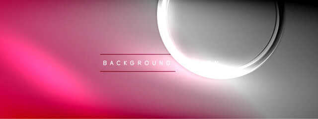 Vector abstract background - liquid transparent bubble shapes on fluid gradient with shadows and light effects