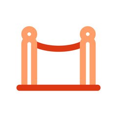 Editable barrier, baricade vector icon. Movie, cinema, entertainment. Part of a big icon set family. Perfect for web and app interfaces, presentations, infographics, etc