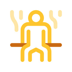 Editable sauna, spa vector icon. Wellness, spa, relaxation. Part of a big icon set family. Perfect for web and app interfaces, presentations, infographics, etc