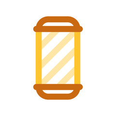 Editable barbershop pole vector icon. Barbershop, lifestyle, grooming. Part of a big icon set family. Perfect for web and app interfaces, presentations, infographics, etc