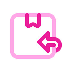 Editable package, order, return vector icon. Shipping, delivery, e-commerce, transport, logistics. Part of a big icon set family. Perfect for web and app interfaces, presentations, infographics, etc