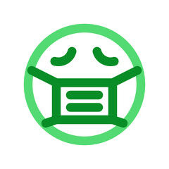 Editable sick mask expression emoticon vector icon. Part of a big icon set family. Part of a big icon set family. Perfect for web and app interfaces, presentations, infographics, etc