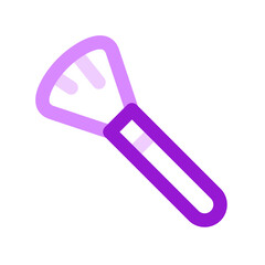 Editable makeup brush vector icon. Cosmetics, makeup, skincare, beauty. Part of a big icon set family. Perfect for web and app interfaces, presentations, infographics, etc