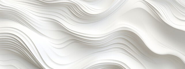 Waves paper texture background, 3D, fluid and flowing lines.