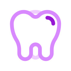 Editable molar, premolar, tooth vector icon. Dentistry, healthcare, medical. Part of a big icon set family. Perfect for web and app interfaces, presentations, infographics, etc