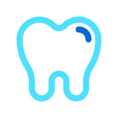 Editable molar, premolar, tooth vector icon. Dentistry, healthcare, medical. Part of a big icon set family. Perfect for web and app interfaces, presentations, infographics, etc