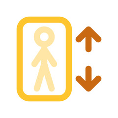 Editable lift, elevator vector icon. Part of a big icon set family. Perfect for web and app interfaces, presentations, infographics, etc