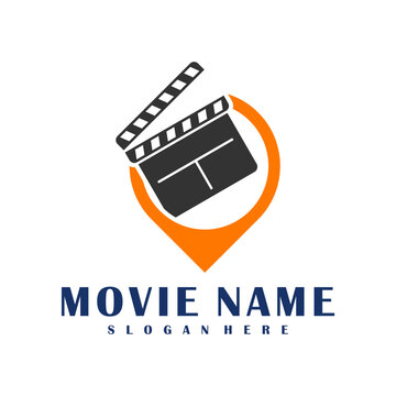 Point Film logo design concept vector. Cinema illustration design