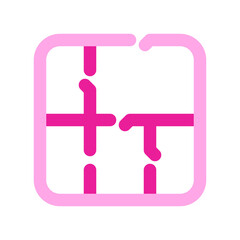 Editable house floorplan vector icon. Property, real estate, construction, mortgage, interiors. Part of a big icon set family. Perfect for web and app interfaces, presentations, infographics, etc