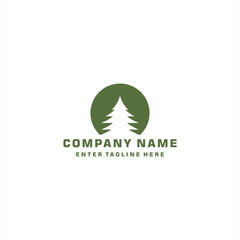 fir tree logo design, mountain, premium vector mountain and spruce design, outdoor logo, camper logo design