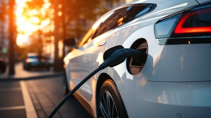 Electric Car Charging Represents Transition Towards Sustainable Transport and a Greener Future