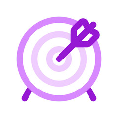 Editable target vector icon. Part of a big icon set family. Perfect for web and app interfaces, presentations, infographics, etc