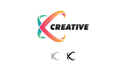 Discover Creativity: Modern Logotype with an Abstract 'X' Logo Design Template for Your Unique Brand Identity. Vector Illustration. © Haqqani Slab