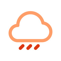 Editable rain, drizzle vector icon. Part of a big icon set family. Perfect for web and app interfaces, presentations, infographics, etc