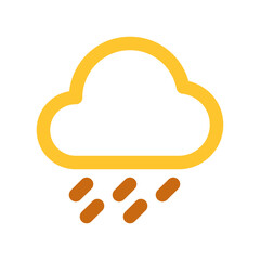 Editable heavy rainfall vector icon. Part of a big icon set family. Perfect for web and app interfaces, presentations, infographics, etc
