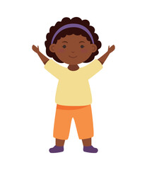 Fototapeta premium student afro american child
