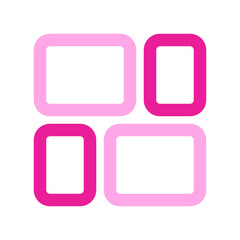 Editable vector mason grid icon. Part of a big icon set family. Perfect for web and app interfaces, presentations, infographics, etc