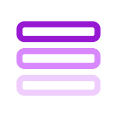 Fototapeta premium Editable vector row, list, menu icon. Part of a big icon set family. Perfect for web and app interfaces, presentations, infographics, etc