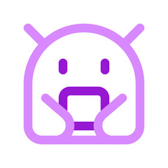 Editable vector robot icon. Part of a big icon set family. Perfect for web and app interfaces, presentations, infographics, etc