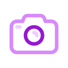 Editable vector photo digital camera icon. Part of a big icon set family. Perfect for web and app interfaces, presentations, infographics, etc