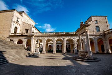 Fototapeta na wymiar Abbey of Montecassino - Italy