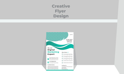 Creative business flyer design 