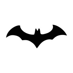 Silhouette Bat. Scary Bat Halloween. Spooky Bat