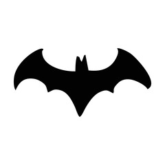 Silhouette Bat. Scary Bat Halloween. Spooky Bat
