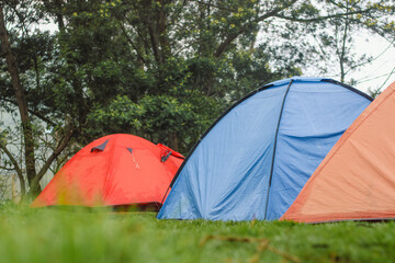 Camping in Dieng