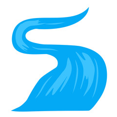 meandering river flow