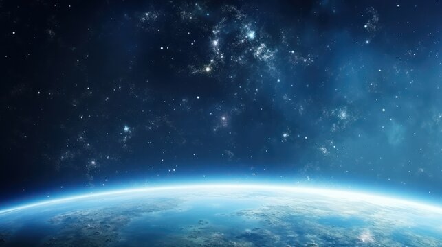 Beautiful space and planet wallpaper 