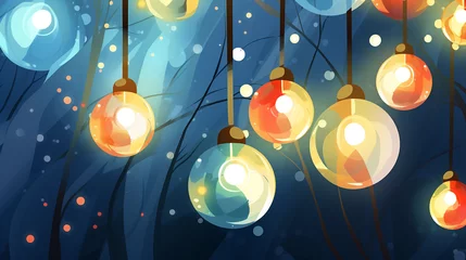 Foto op Plexiglas pop art style background with lights © Blood Storm