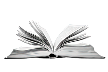 open book isolated on white