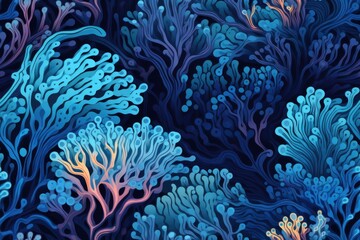 Fototapeta na wymiar Colorful corals background
