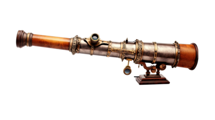 telescope isolated on white