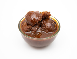 Indian tasty lemon pickle also known as nimbu ka achaar, Homemade pickle