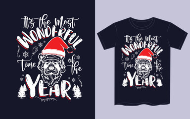 Christmas T-Shirt Design Vector