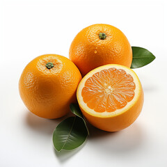 orange on a white background