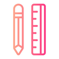 drawing tools gradient icon