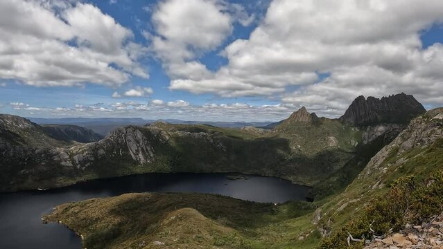 Timelapse of Cradle Mountain - Marion's Lookout - Tasmania - Australia