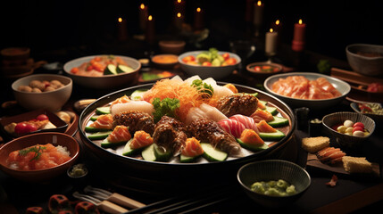 food sushi HD 8K wallpaper Stock Photographic Image 